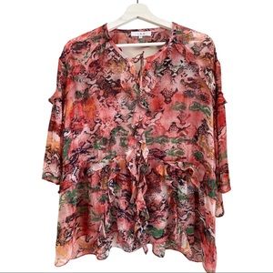 IRO Reopam Top with snake print